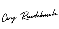 Cory Ruedebusch - signature